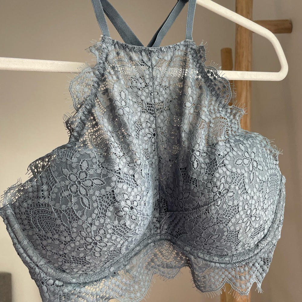 Victoria’s Secret PINK Lace High-Neck Bra